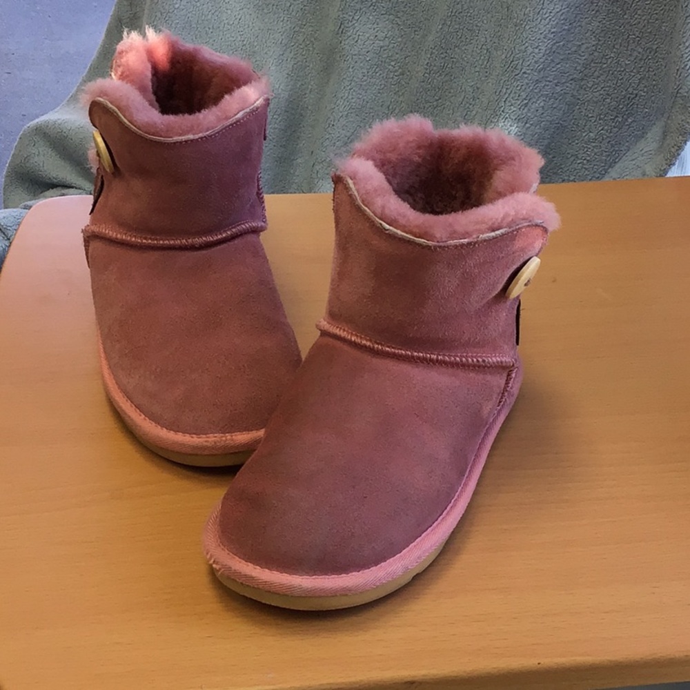 Pink UGG boots, gently used